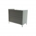 Metalinė koja 0513 H100/chrome Metalinė koja 0513 H100/chrome